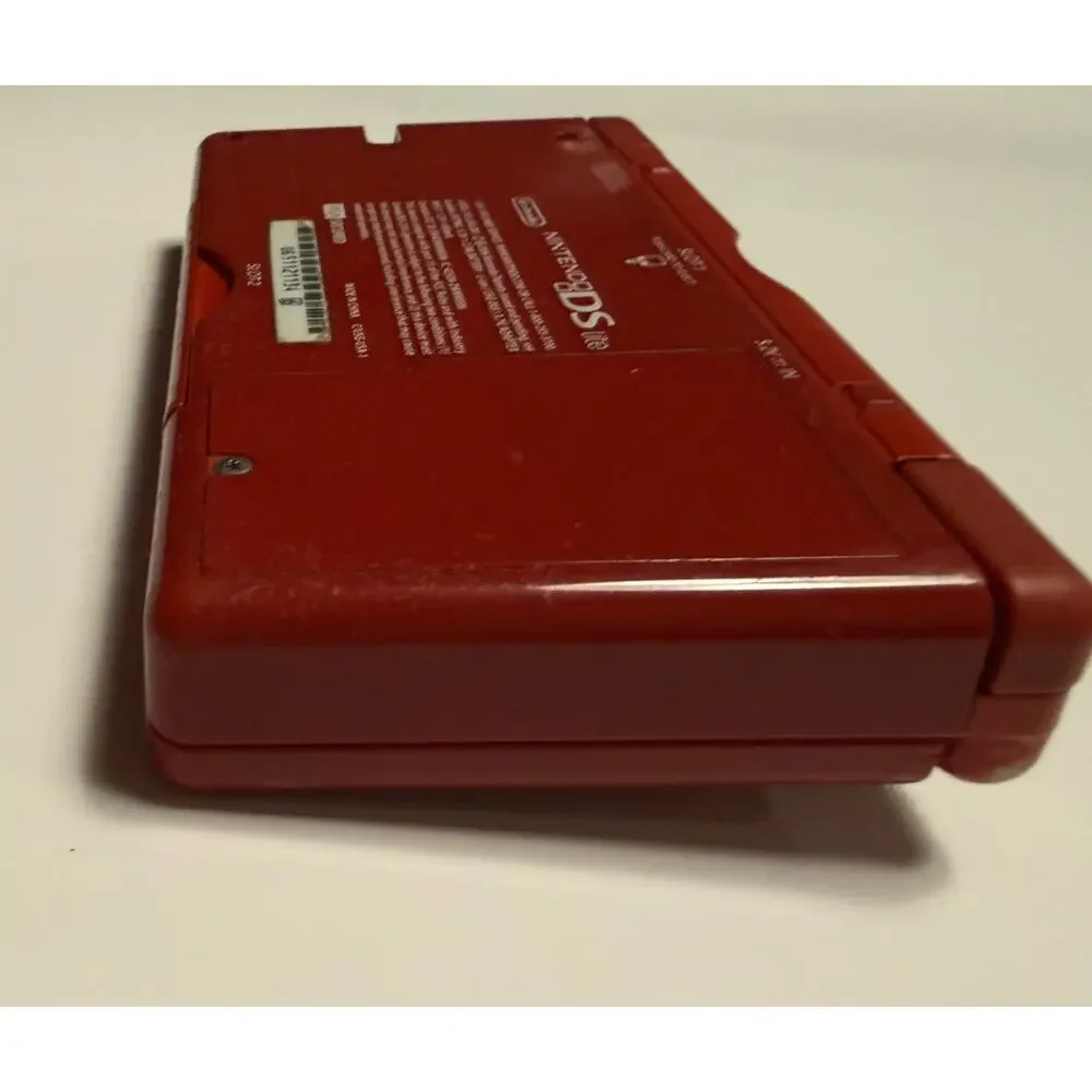 Nintendo DS Lite - red super mario bros - Handheld Console - Tested some wear